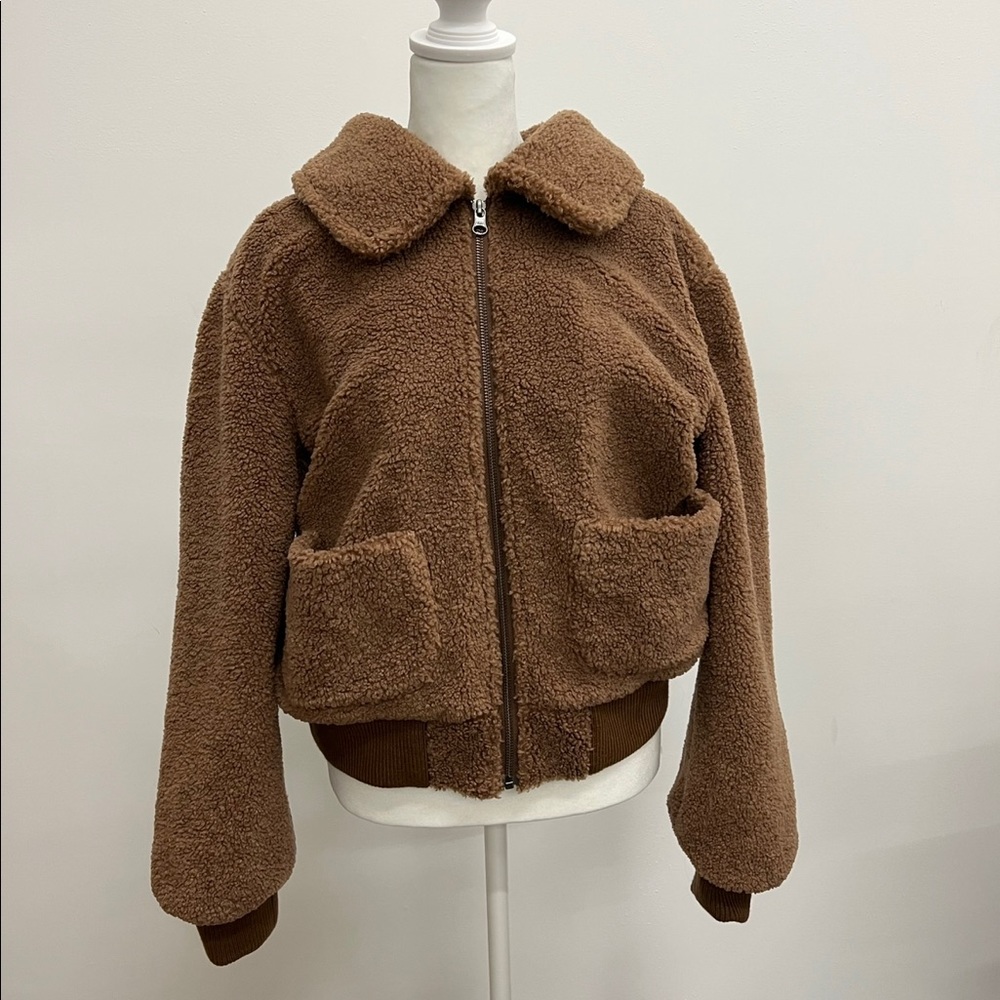 Treasure and Bond Teddy Zip up